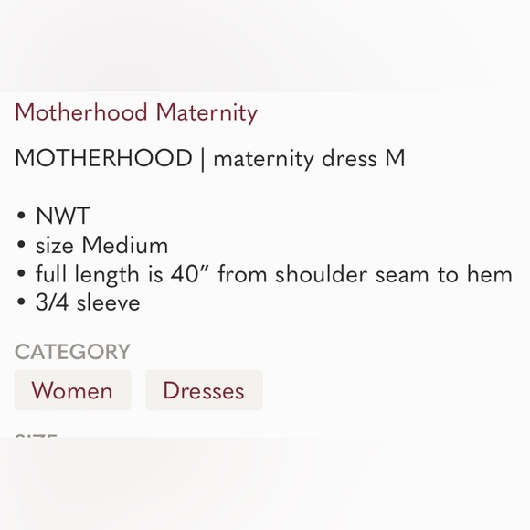 MOTHERHOOD | maternity dress M - Picture 6 of 6